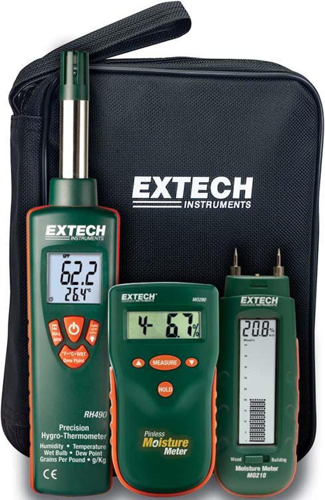 Extech MO280-KW Kit para Restauración por Daños por Agua
