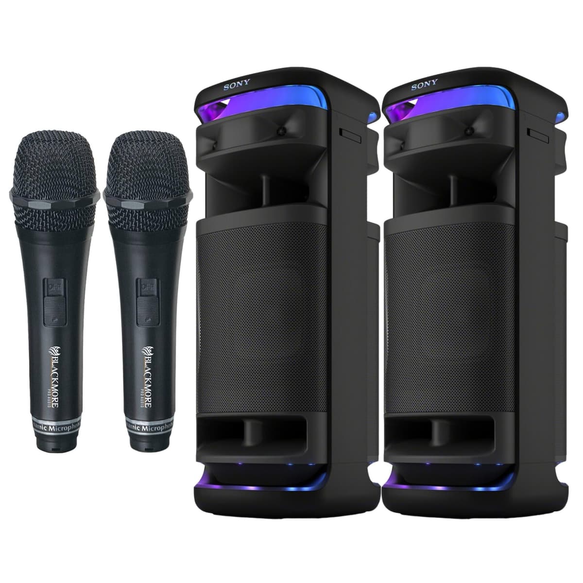 Sony SRSULT1000 ULT Tower 10 Paquete 2 (2 Altavoces + 2 Micrófonos) BMP-4_K26