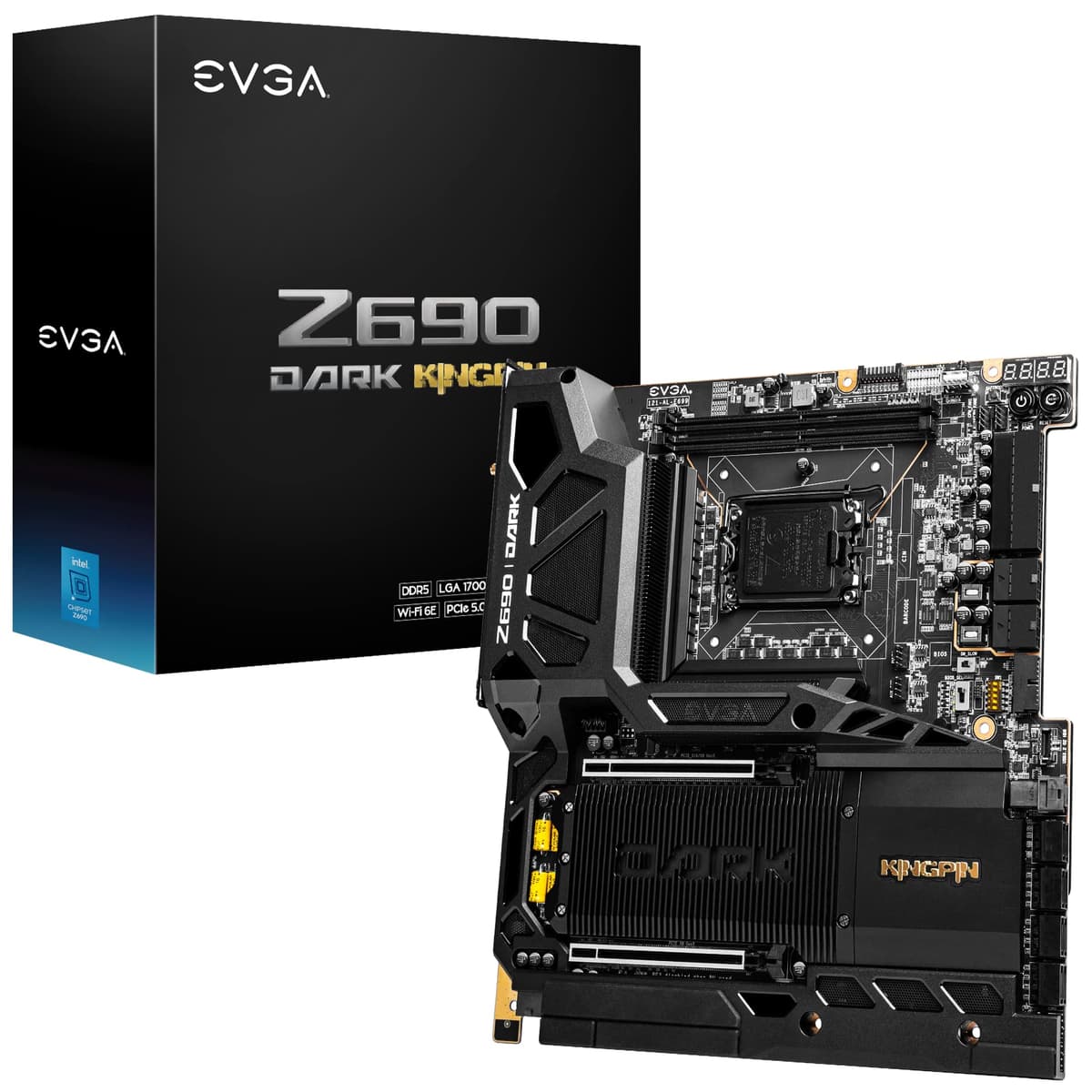 EVGA Z690 DARK K|NGP|N - Placa madre Intel Z690 EATX (121-AL-E699-KR)