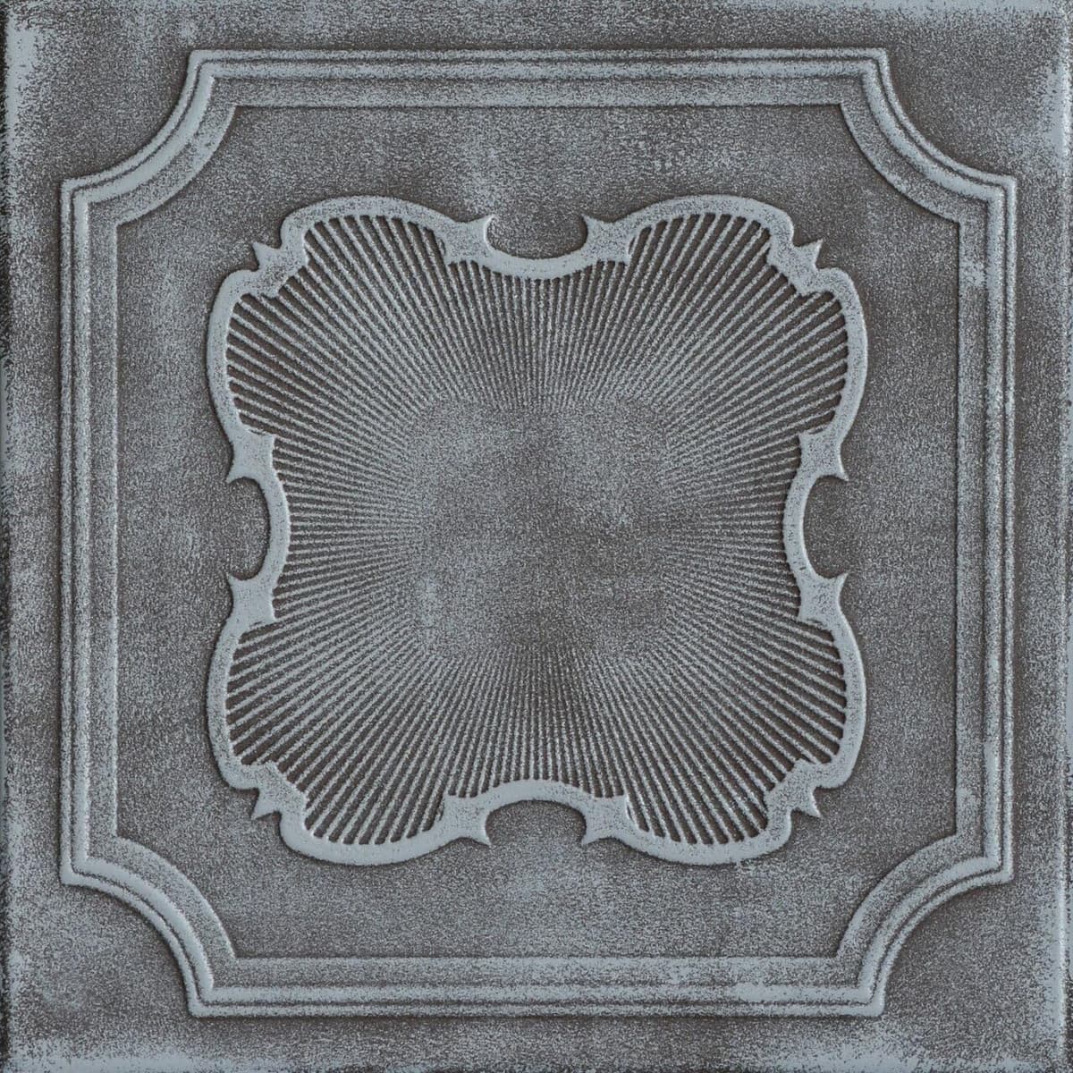 À LA MAISON CEILINGS R74 Placa de techo de espuma Coronado para pegar (384 ft²/caja), paquete de 144, Gris Musgo R74mg-144