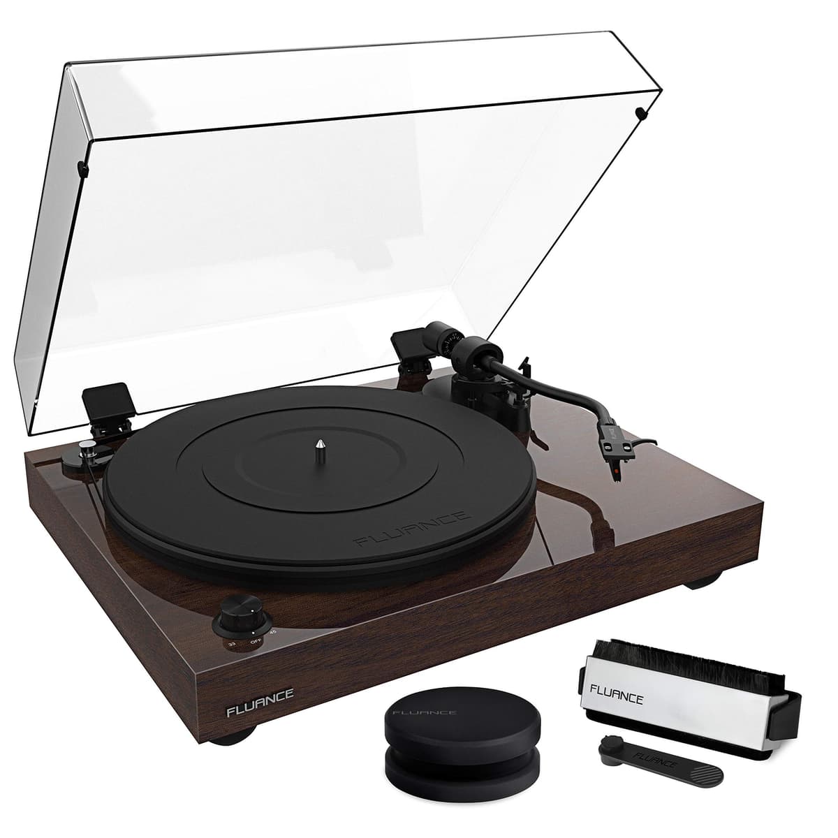 Fluance RT82 Tocadiscos de Alta Fidelidad con Cartucho Ortofon OM10 RT82WVB52RW03