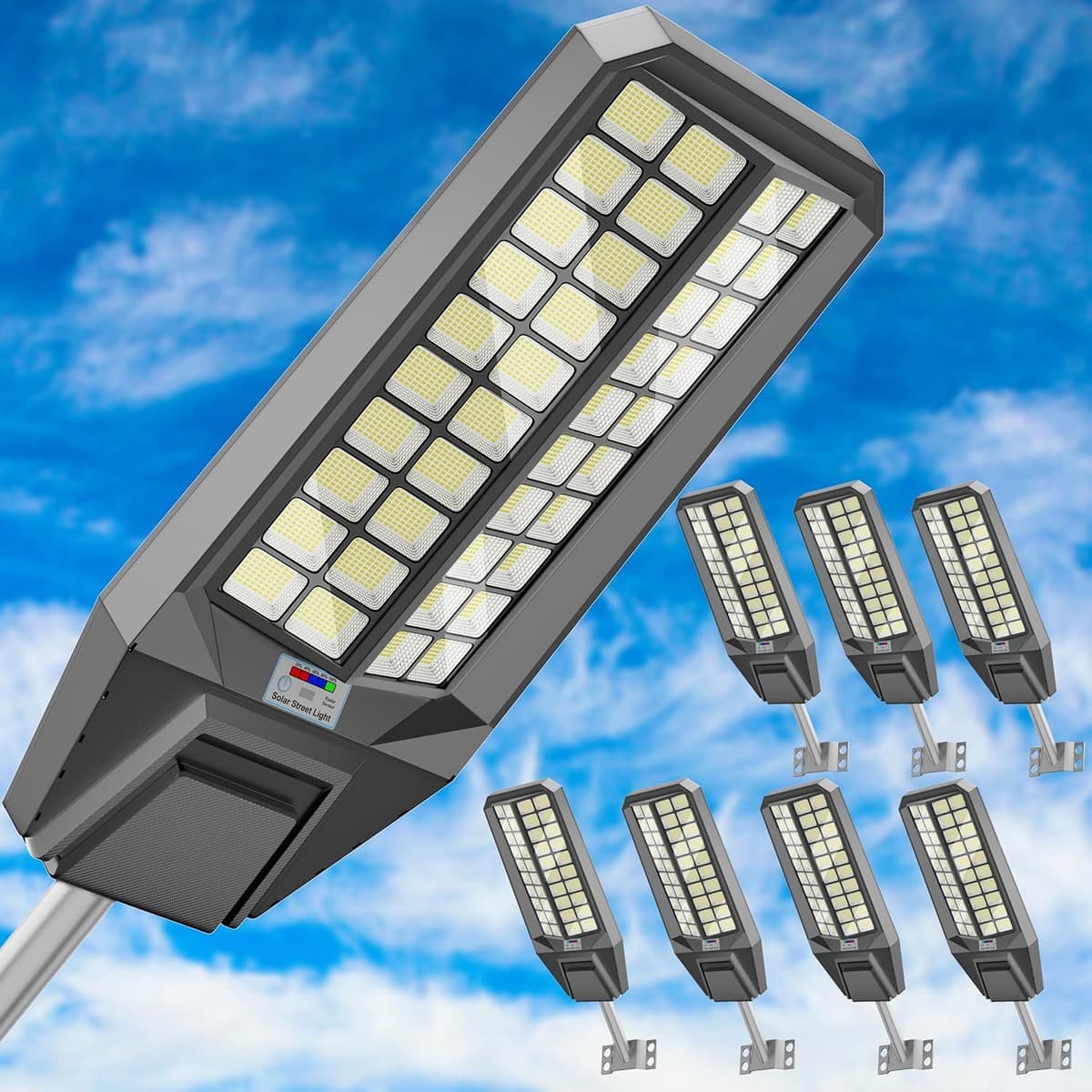 loyoele KMTW40 8-Pack Lámparas solares tipo street 10000W - IP67