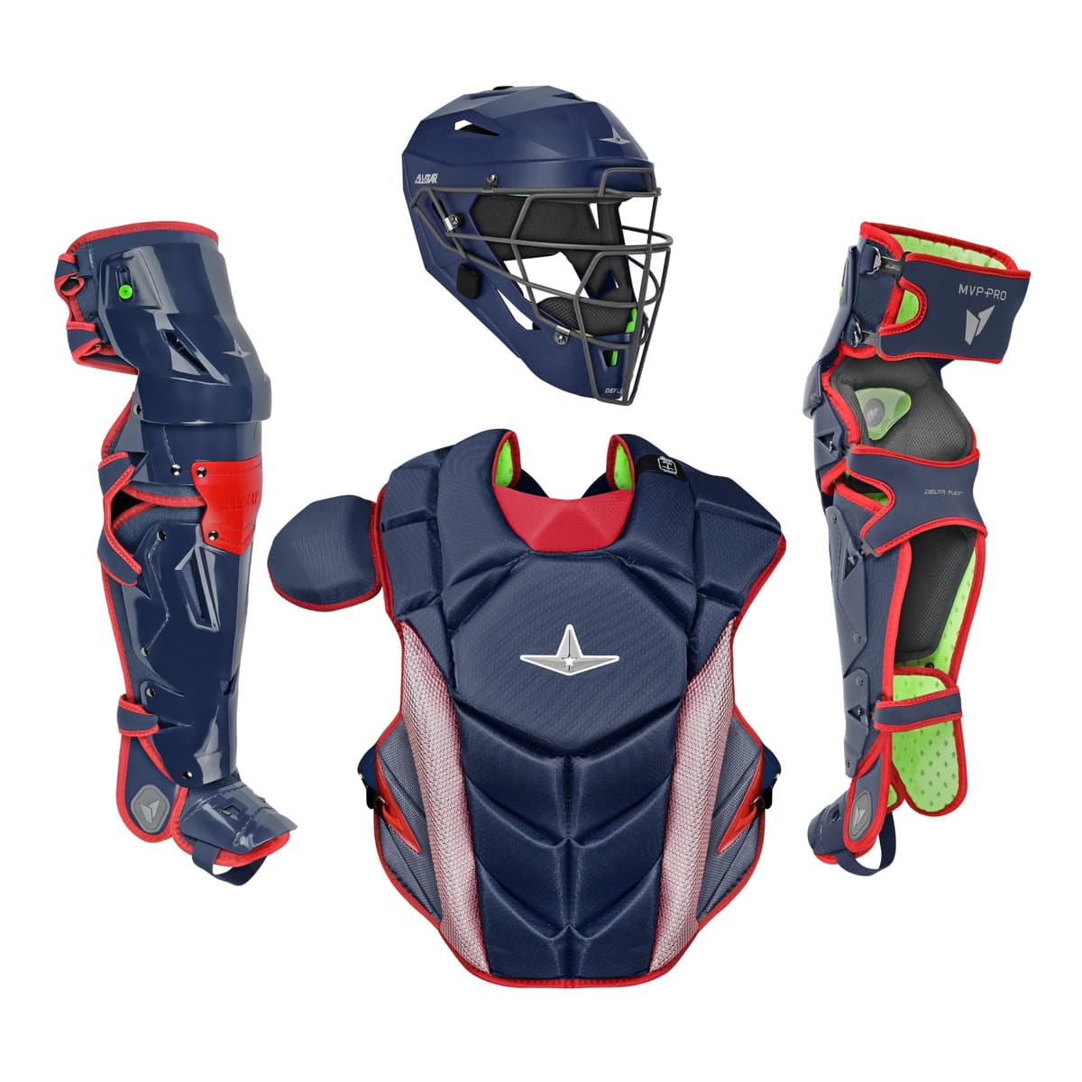 All-Star MVP-PRO Series Catcher's Kit, NA/SC, Medium CKCC-5-LT-MED-NA_SC