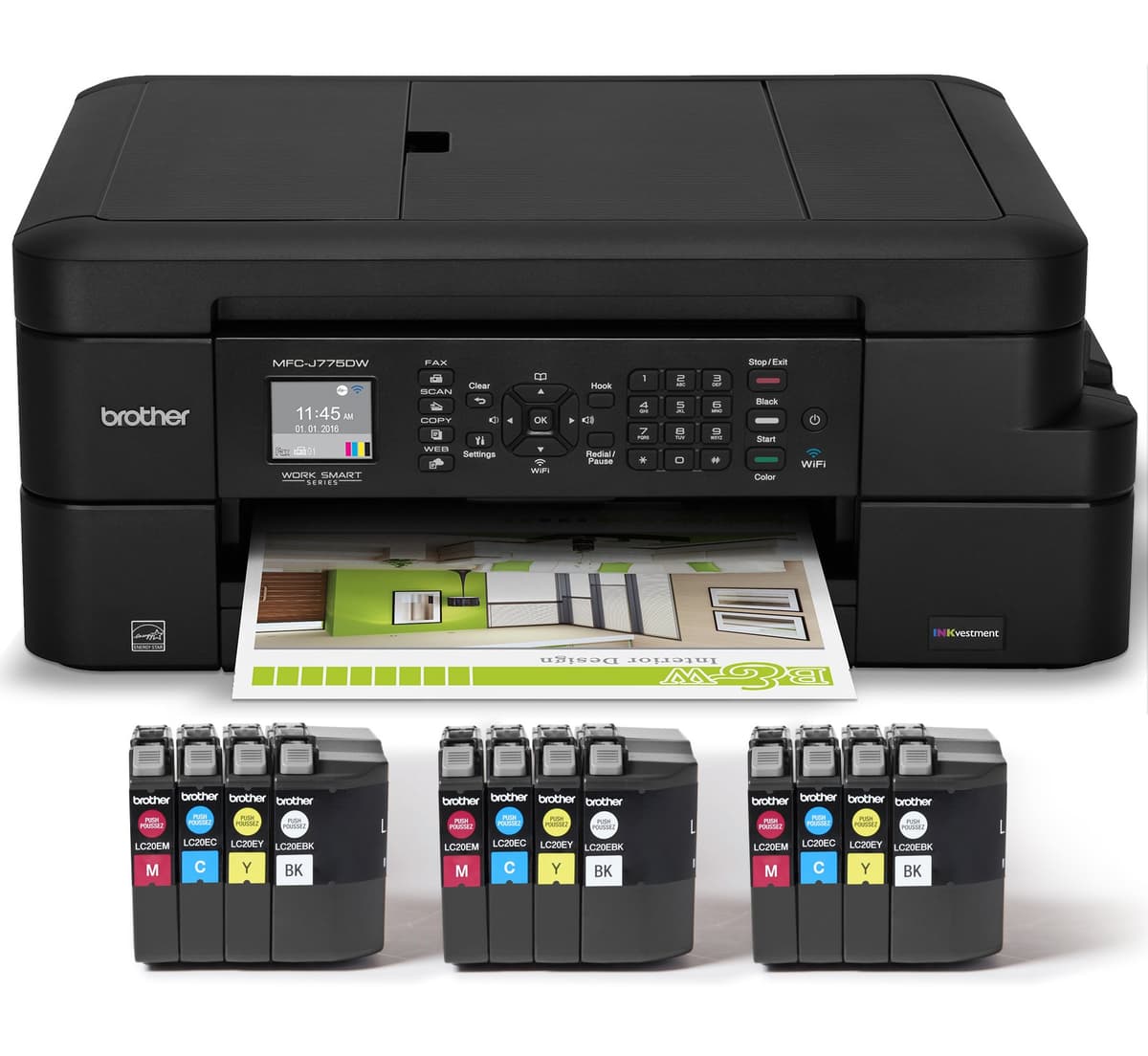 Brother MFC-J775DW XL Impresora Multifunción Inkjet con 2 años de tinta incluida