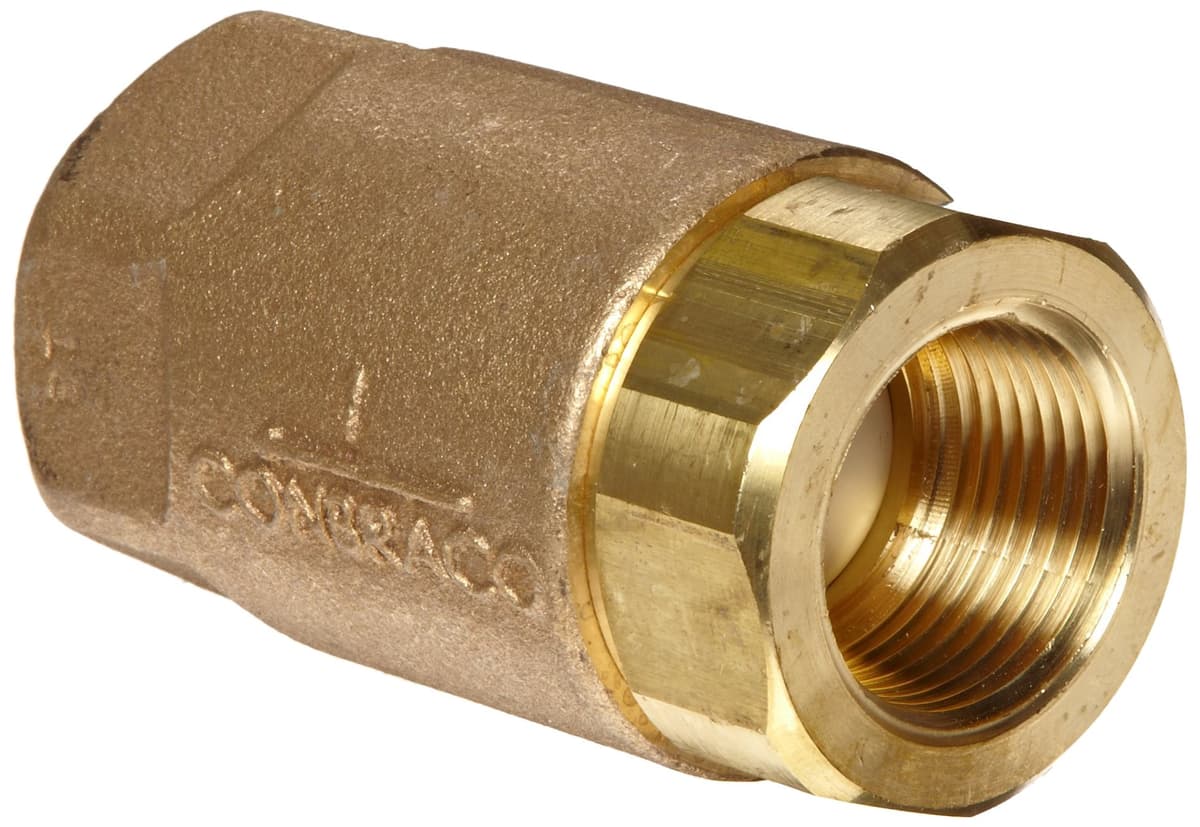 Válvula check Apollo 61-100 balón-cono de bronce, 2-1/2" NPT hembra 6110901