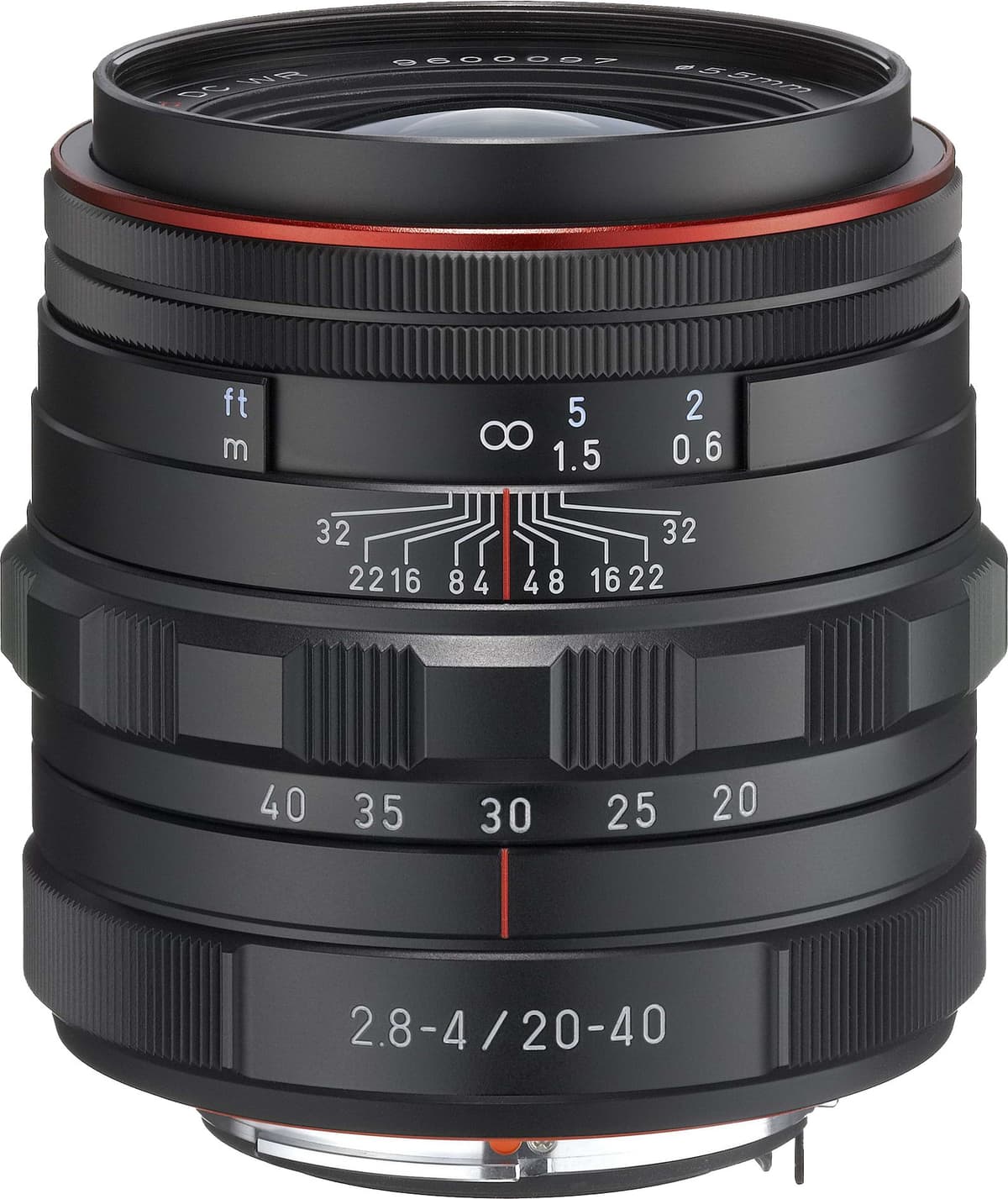Ricoh Pentax 20-40 mm/F 2, 8-4, 0 HD DA ED LIMITED DC WR 20 mm Lente 23000
