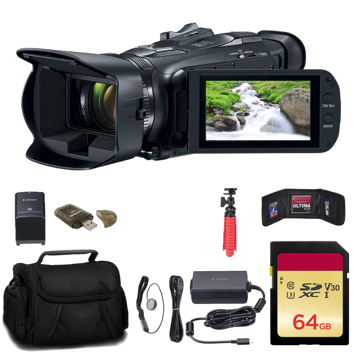 Canon Vixia HF G70 UHD 4K - Camcorder 4K con DIGIC DV6 + kit (Reacondicionado) 5734C002-EDIRE-1