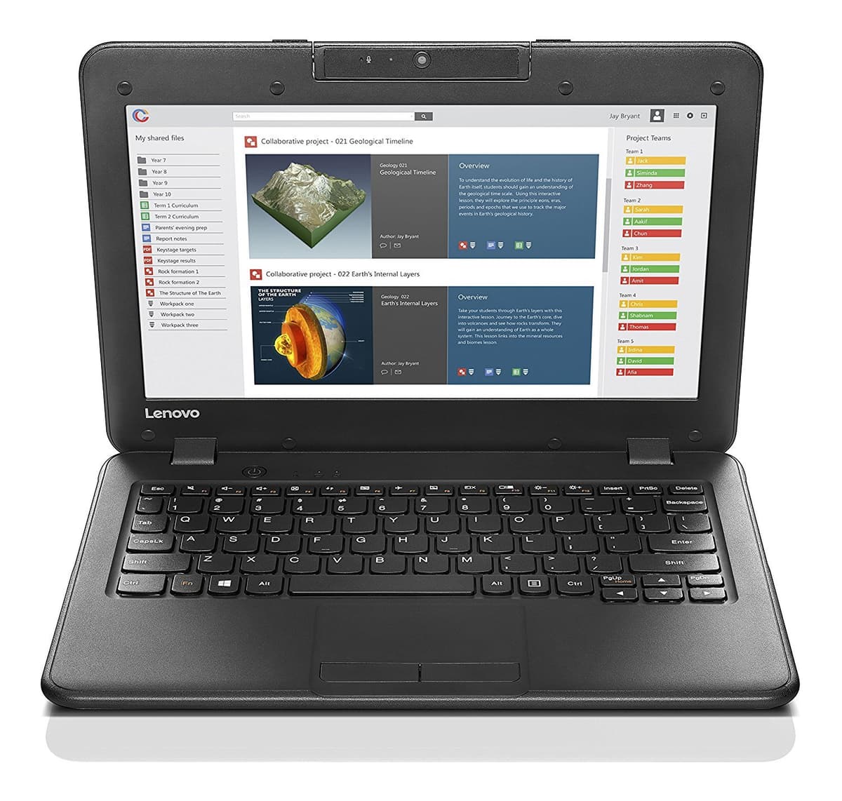 Lenovo N22 Notebook de alto rendimiento de 11.6 pulgadas (Edición Premium 2016) (Procesador Intel de doble núcleo 1.60 GHz, 4 GB RAM, 64 GB eMMC SSD, Windows 10 Pro) MAIN-61788