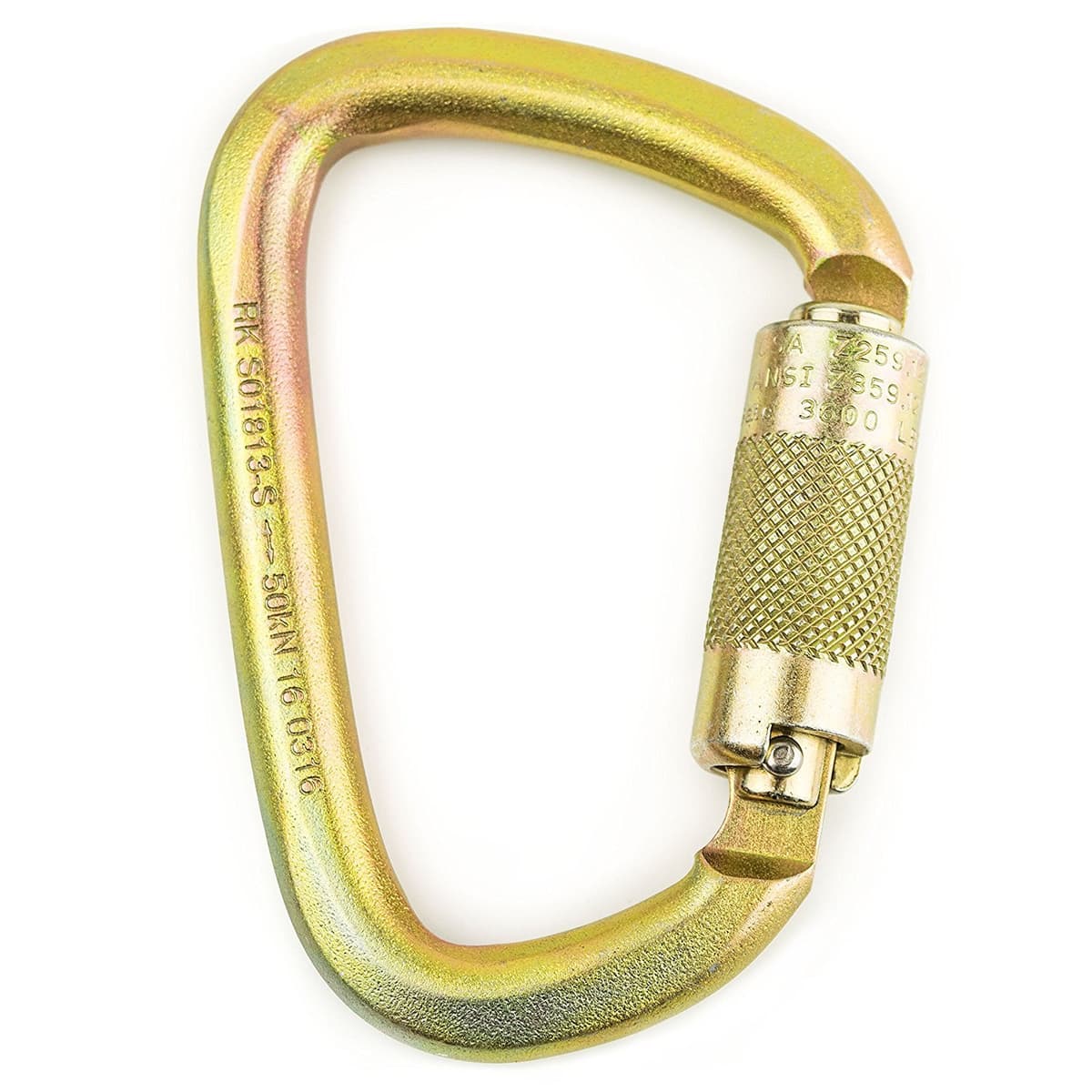 Spidergard S01813-S(20) Steel Carabiner 50kN Twist Auto Lock S01813-20