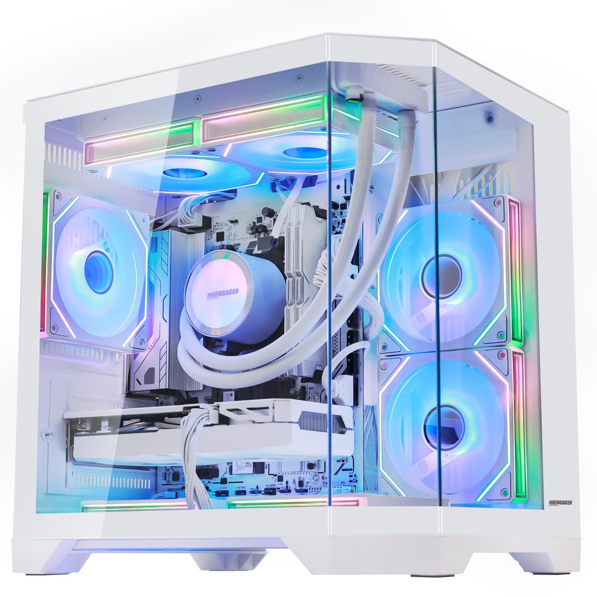HOENGAGER Ocean of Stars Gaming PC Ryzen 7 7800X3D RTX 5060 32GB DDR5 1TB+1TB CBDTHEOTW7800X3DLQ32G1T407TS16GW11P