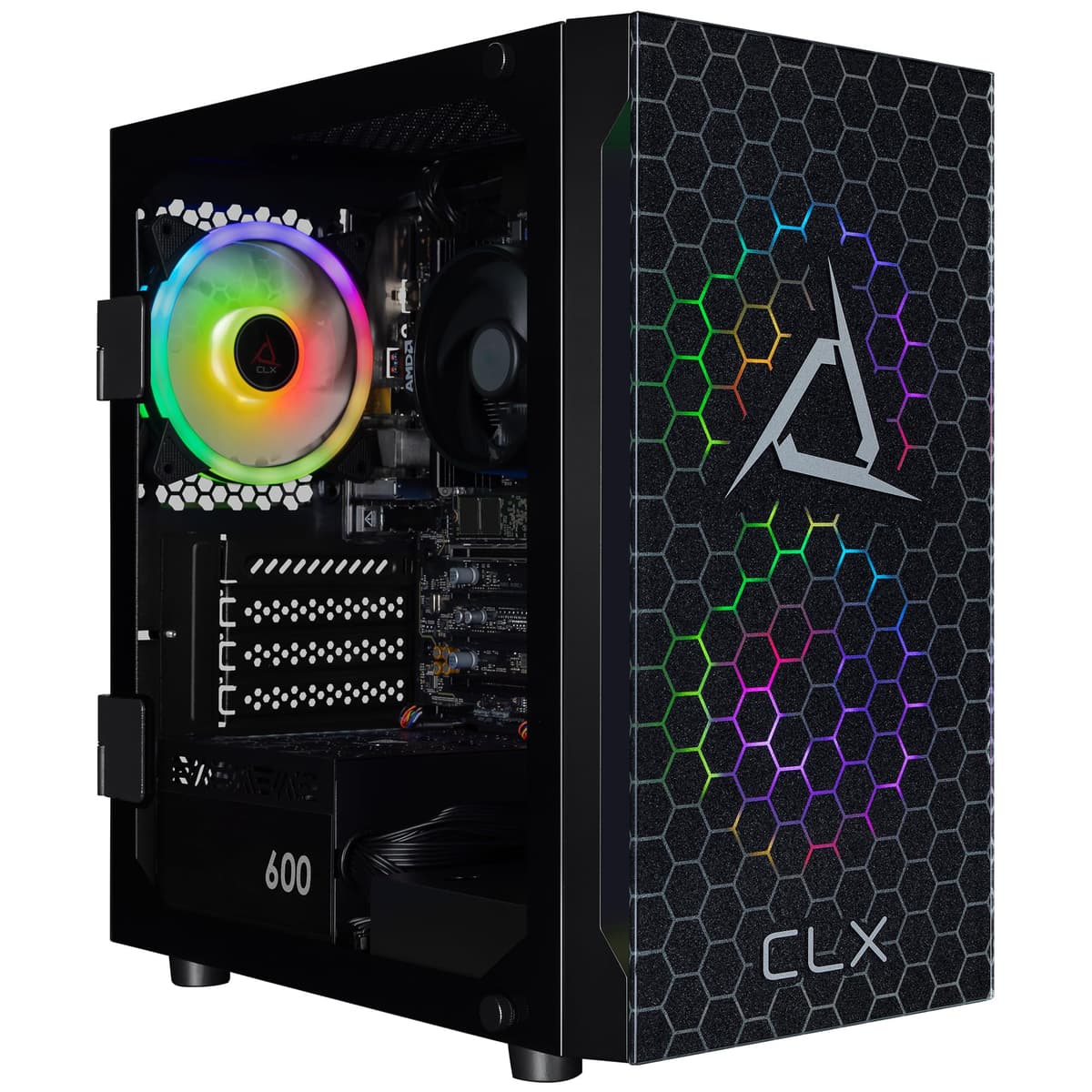 CLX Set Gaming PC - AMD Ryzen 5 8600G, Radeon 760M, 16GB DDR5, 500GB NVMe, Windows 11 Home TGMSETIGE4901BM