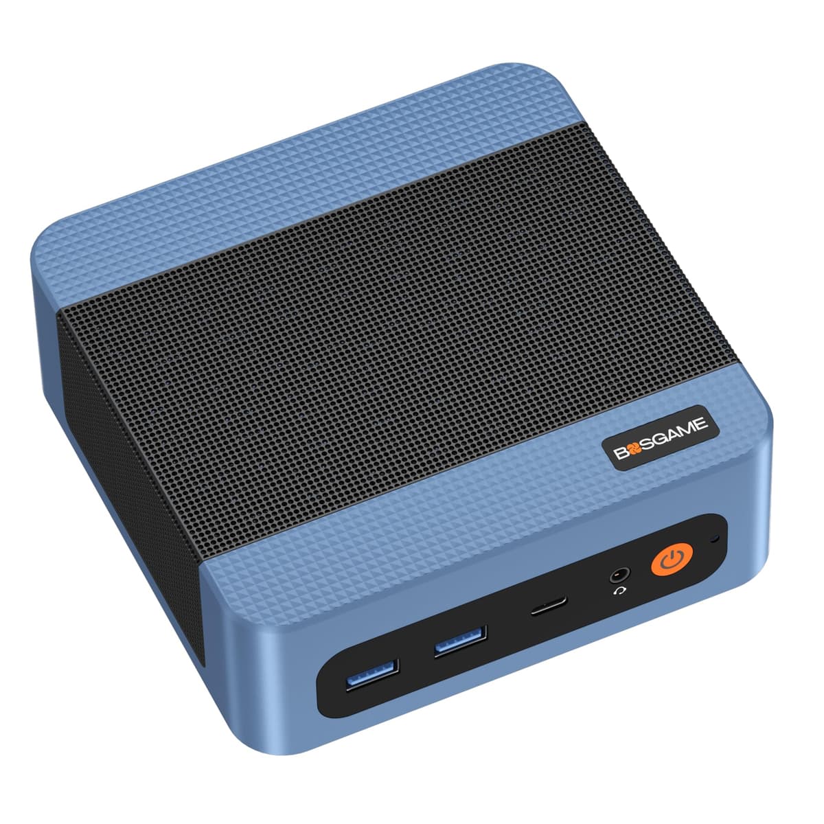BOSGAME E5 Mini PC Multifuncional, Ryzen 3 5300U 4 núcleos 8 hilos, Computadora de Escritorio con Doble LAN, 16GB DDR4 1TB SSD PCIe 3.0x4, Triple Pantalla HDMI 2.0x1, DisplayPort x1, USB-C x1, Wi-Fi 5, BT 5.0 AG40