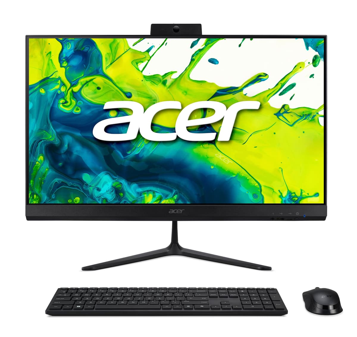 acer Aspire C24 AIO Desktop | Pantalla IPS Full HD 23.8" 120Hz | Procesador AMD Ryzen 7 5700U de ocho núcleos | Gráficos AMD Radeon | 16GB DDR4 | 1TB SSD | Wi-Fi 6 | Teclado y mouse inalámbricos | C24-2G-UR12 DQ.BP0AA.001