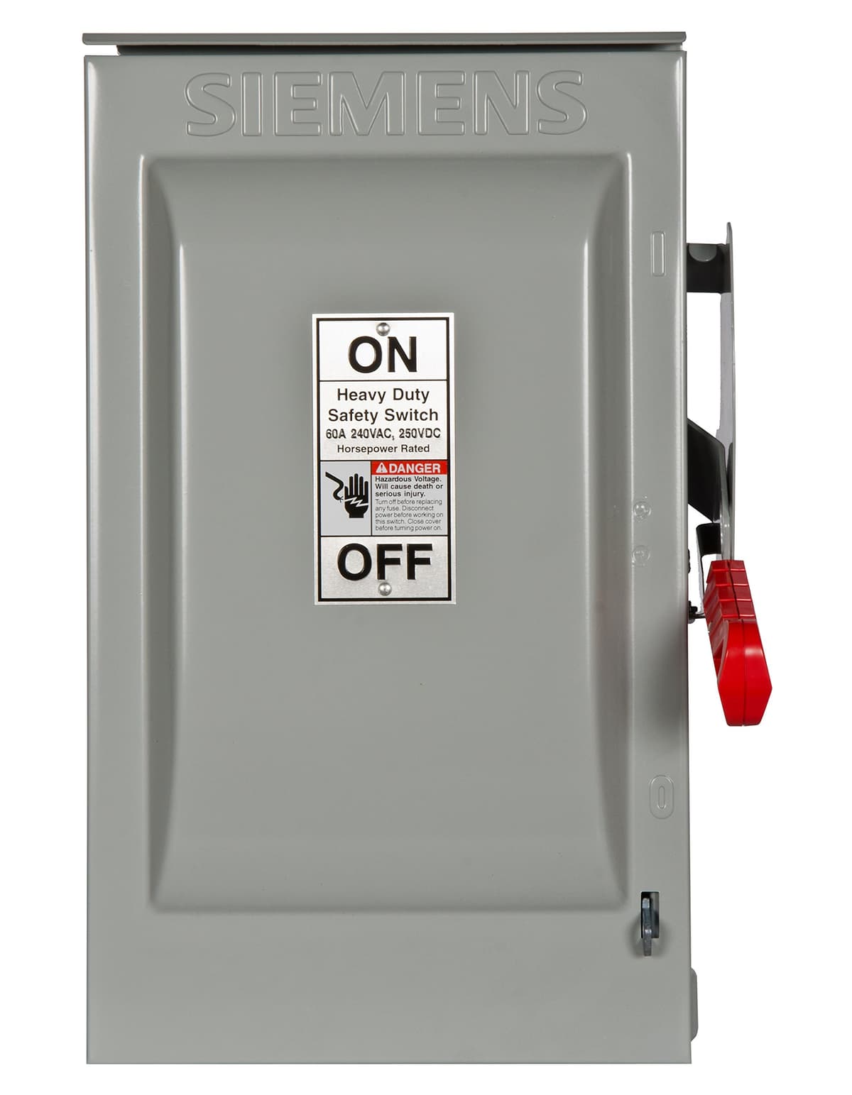 Siemens HF322NR 60A 3P 240V 4H Interruptor de seguridad fusible Tipo 3R
