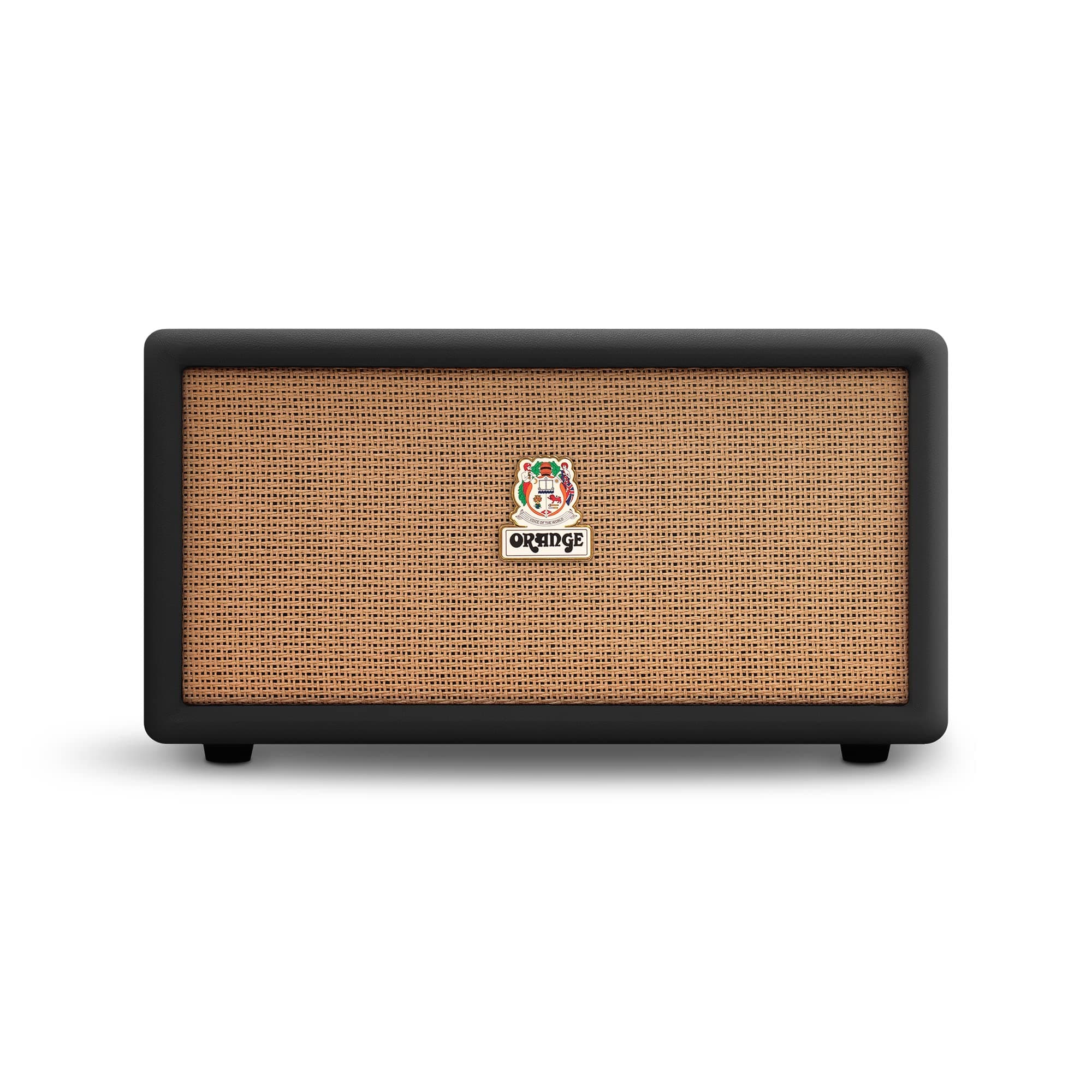 Orange Box-L - Parlante Bluetooth portátil con sonido tipo estudio (Negro)