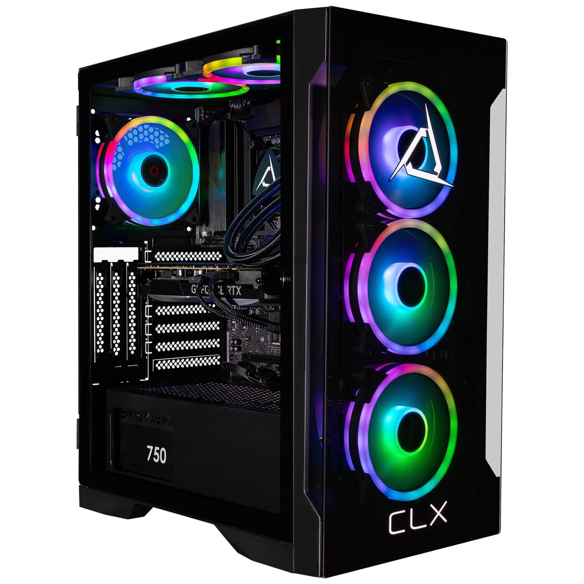 CLX Set Gaming PC Intel Core Ultra 9 285K, GeForce RTX 4070 SUPER, 64GB DDR5, 2TB NVMe + 4TB HDD, WiFi, Windows 11 Home, Negro TGMSETRTU4B07BM