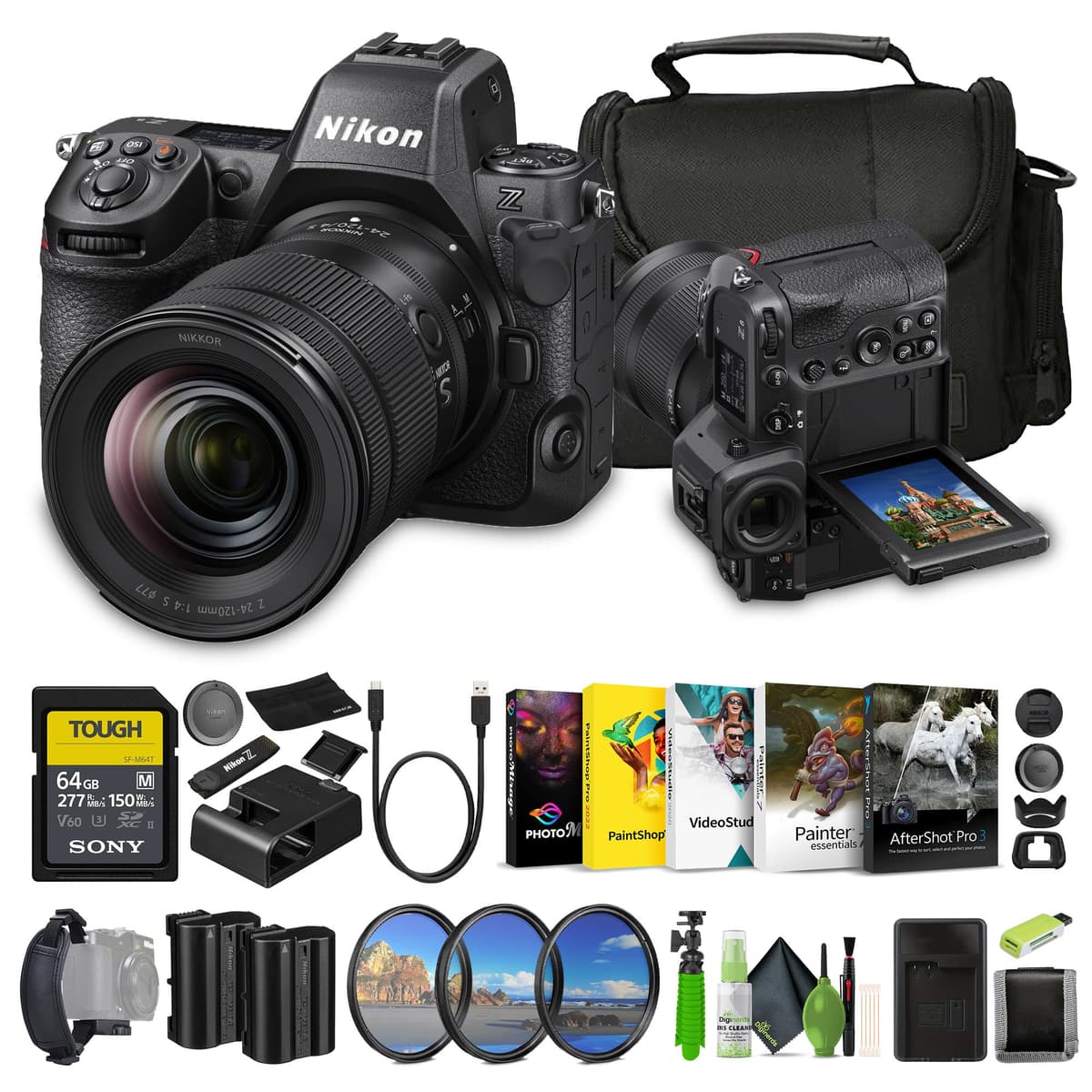 Nikon Z8 con lente 24-120mm f/4 + EN-EL15C + 64GB SF-M + Accesorios (Reacondicionado) 1698_EDI_2_RE