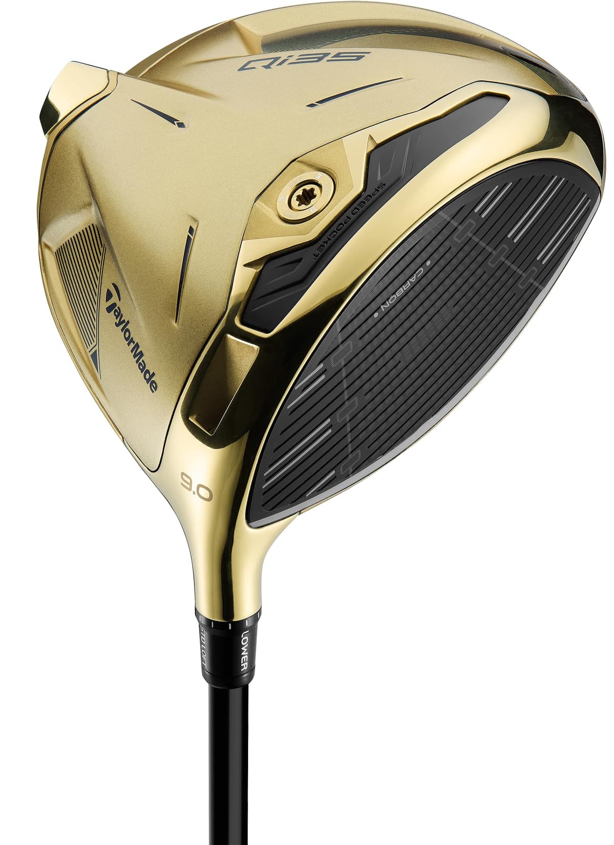 TaylorMade Qi35 Designer Series Gold 9° para zurdos Stiff M1494109