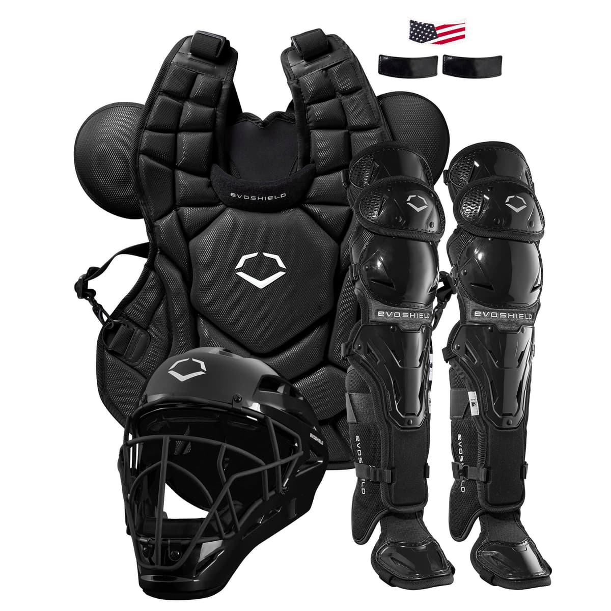EvoShield G2S Kit de equipo para receptor de béisbol - Negro, Talla Adulto WB5744401AD