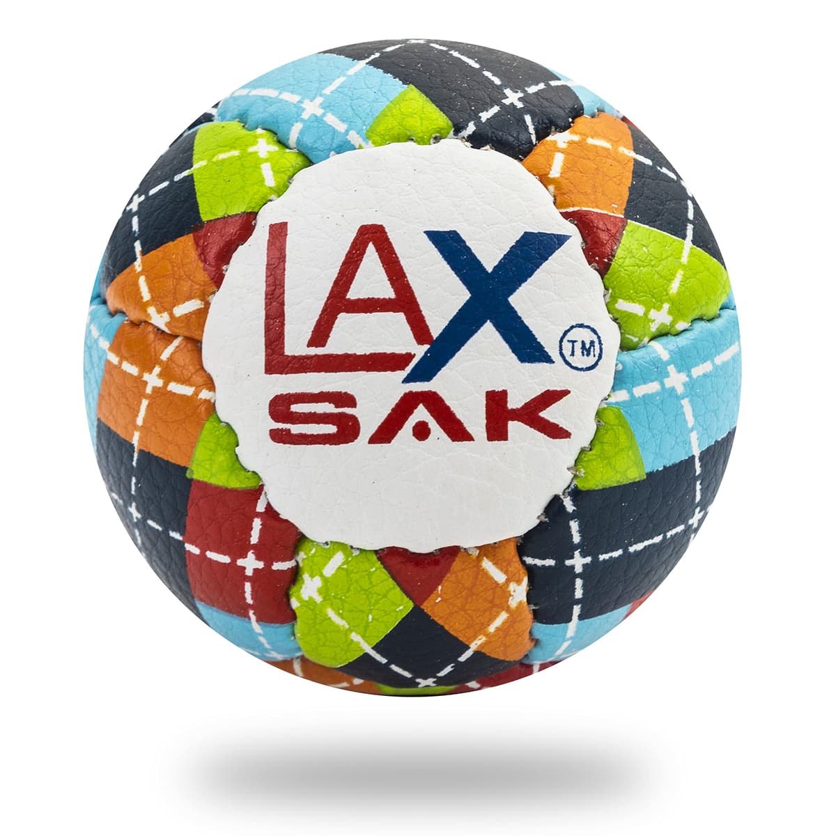 Lax Sak - Pelotas de práctica suaves para lacrosse, caja x120 (argyle) LSC-AG-120