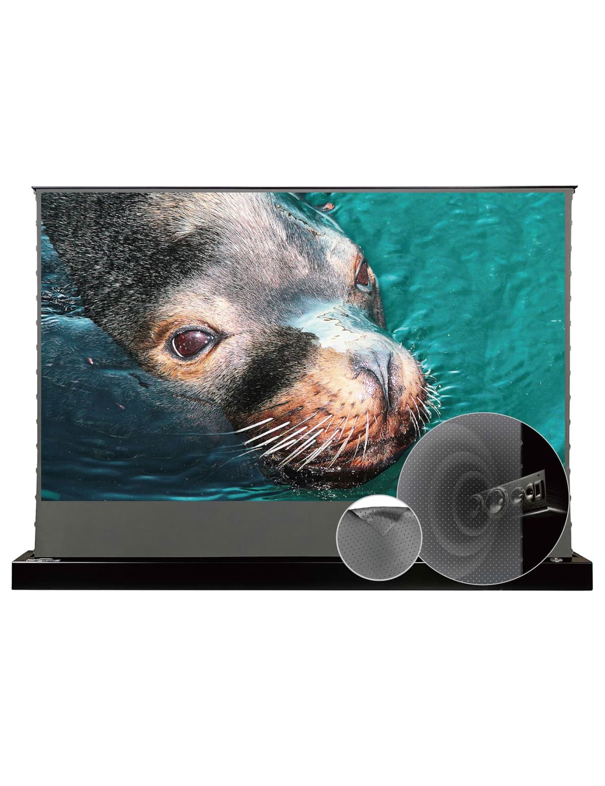 Vivid Storm Sound Transparent Perforated Motorized ALR Screen 120-inch VSDSTPALR120H