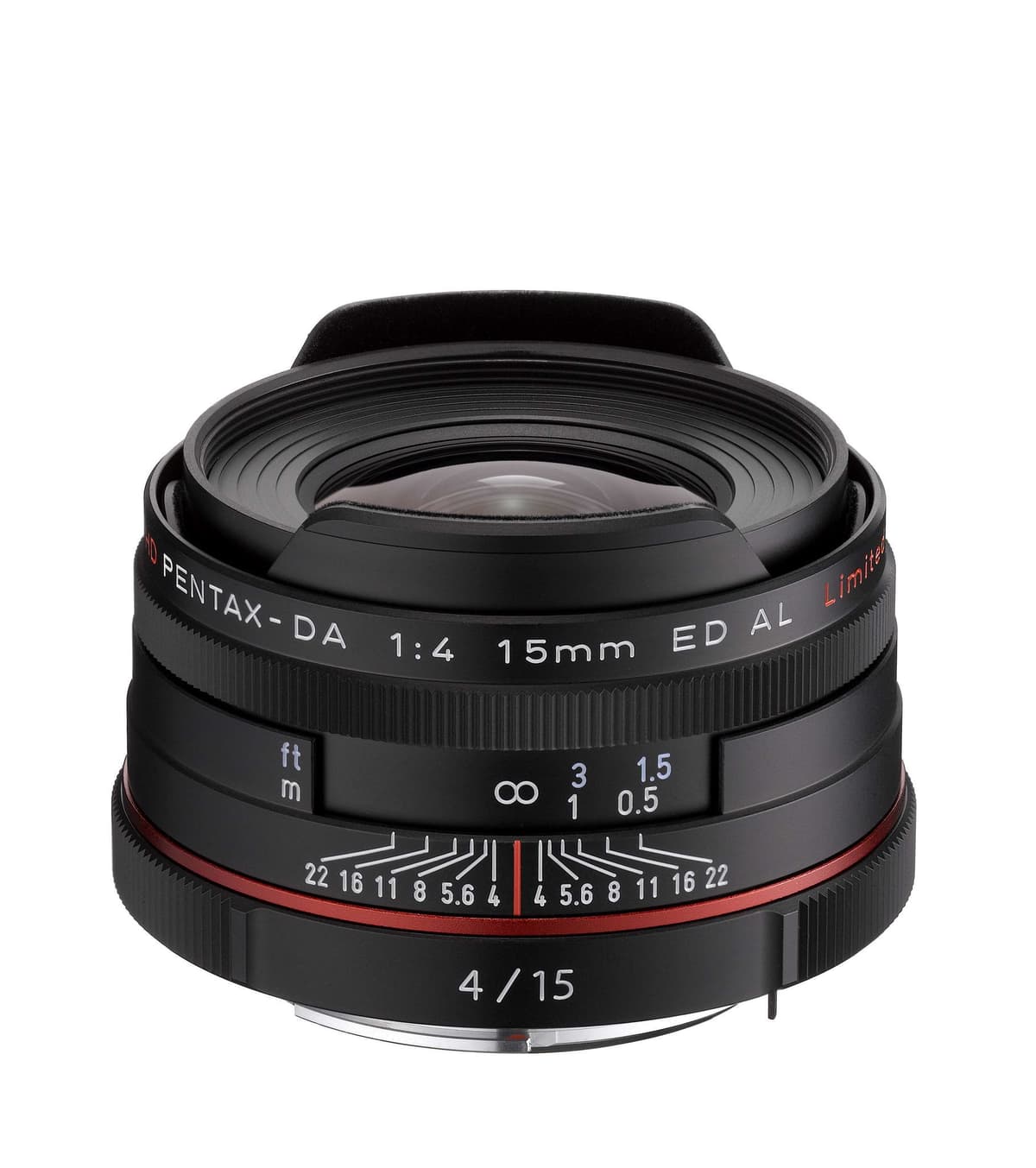 Pentax HD DA 15mm f/4 ED AL Limited, lente fijo gran angular para montura K 21800