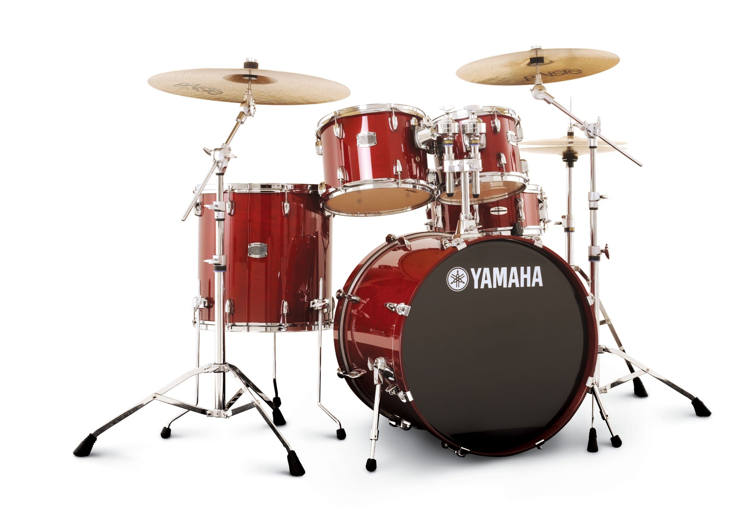 Yamaha Stage Custom Birch 5 piezas SBP0F50CR Batería 100% abedul Cranberry Red