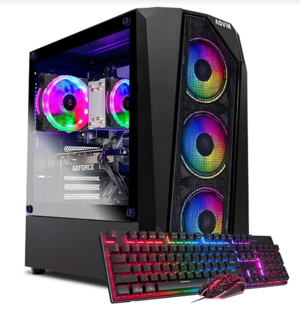 AQVIN AQB30 Torre Gaming i7-6700, 32GB RAM, 1TB SSD, Radeon RX 580 8GB, RGB, Windows 10 Pro
