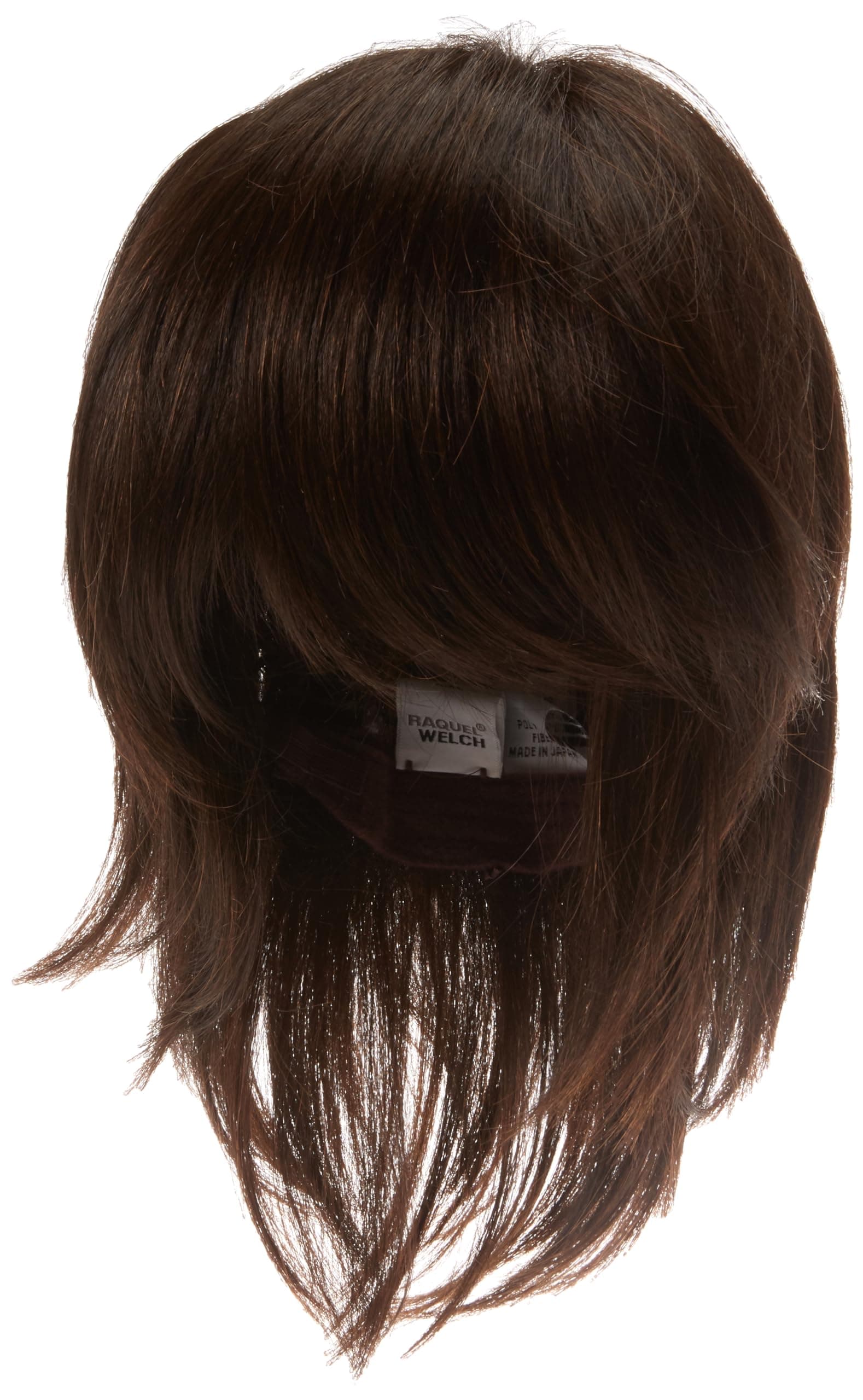 Hair u wear Peluca Raquel Welch Black Tie Chic media melena en capas con volumen sutil - RL4/6 Black Coffee, talla estándar