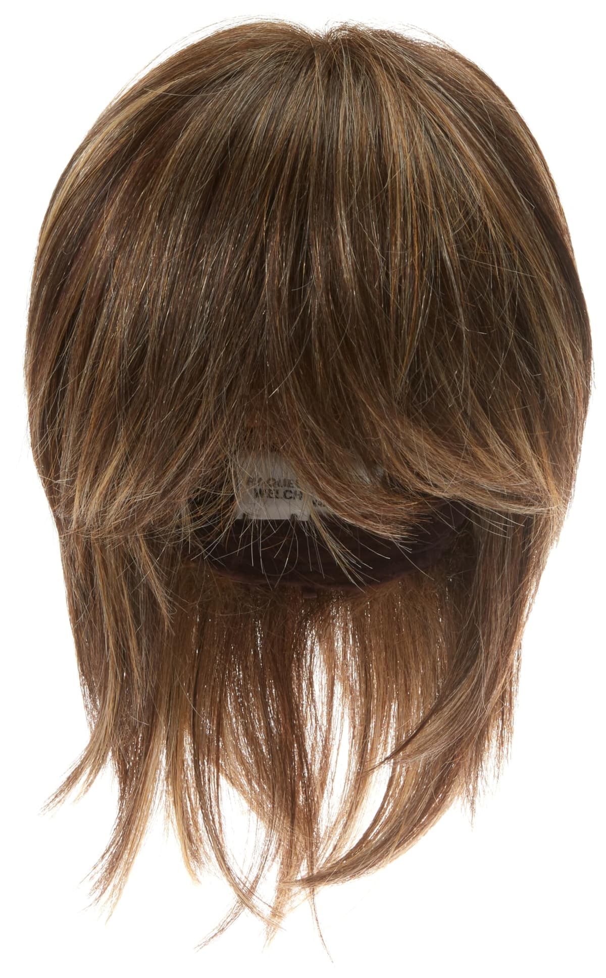 Hair u wear Peluca Raquel Welch Black Tie Chic media melena en capas con volumen sutil - RL11/25 Golden Walnut, talla estándar