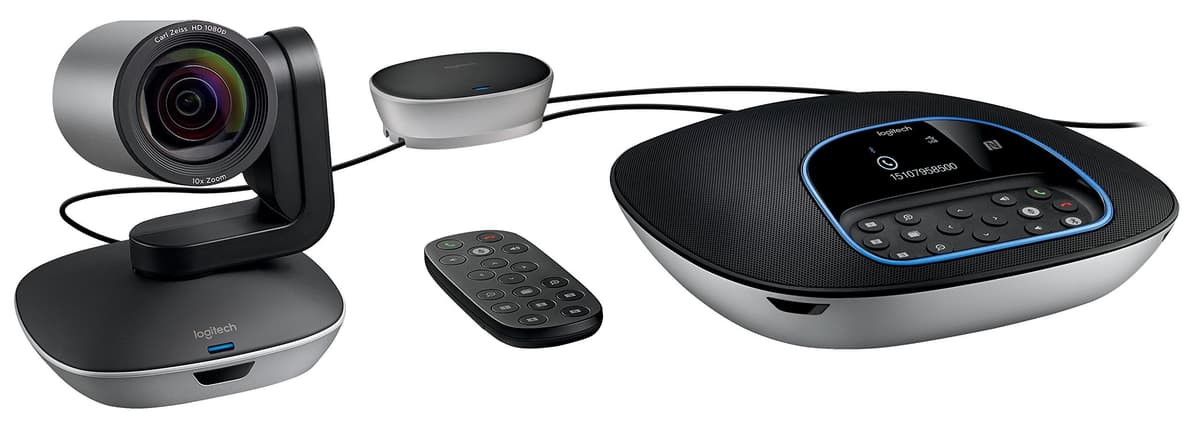 Logitech Sistema de Videoconferencia y Audio HD para Salas de Reuniones Grandes (Reacondicionado) 960-001054-cr