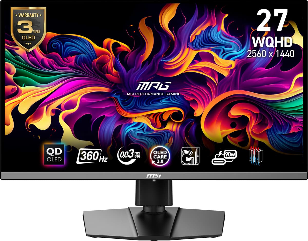msi MPG 271QRX QD-OLED 27 OLED Gaming Monitor