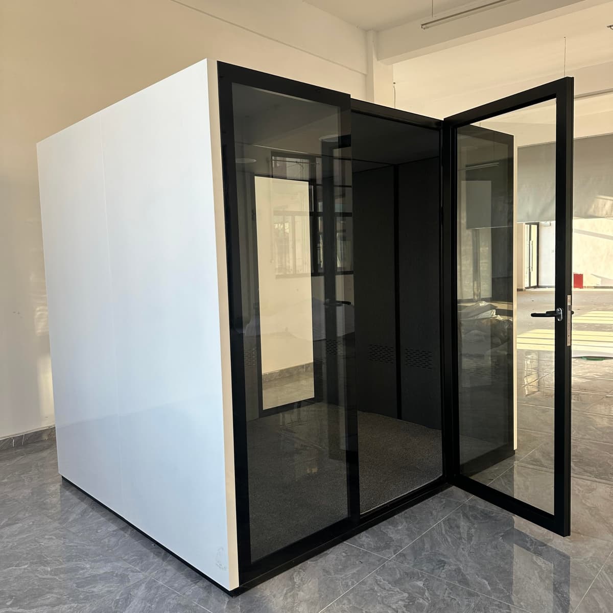 KB Housing KB-POD1-XL Cabina Acústica para Oficina (Blanco, XL)