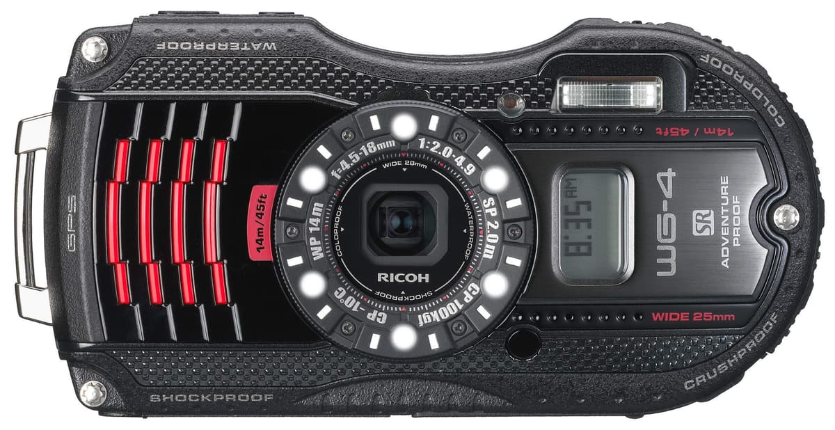 RICOH WG-4GPSBL 08558 - Cámara Digital Resistente (versión internacional) 08543