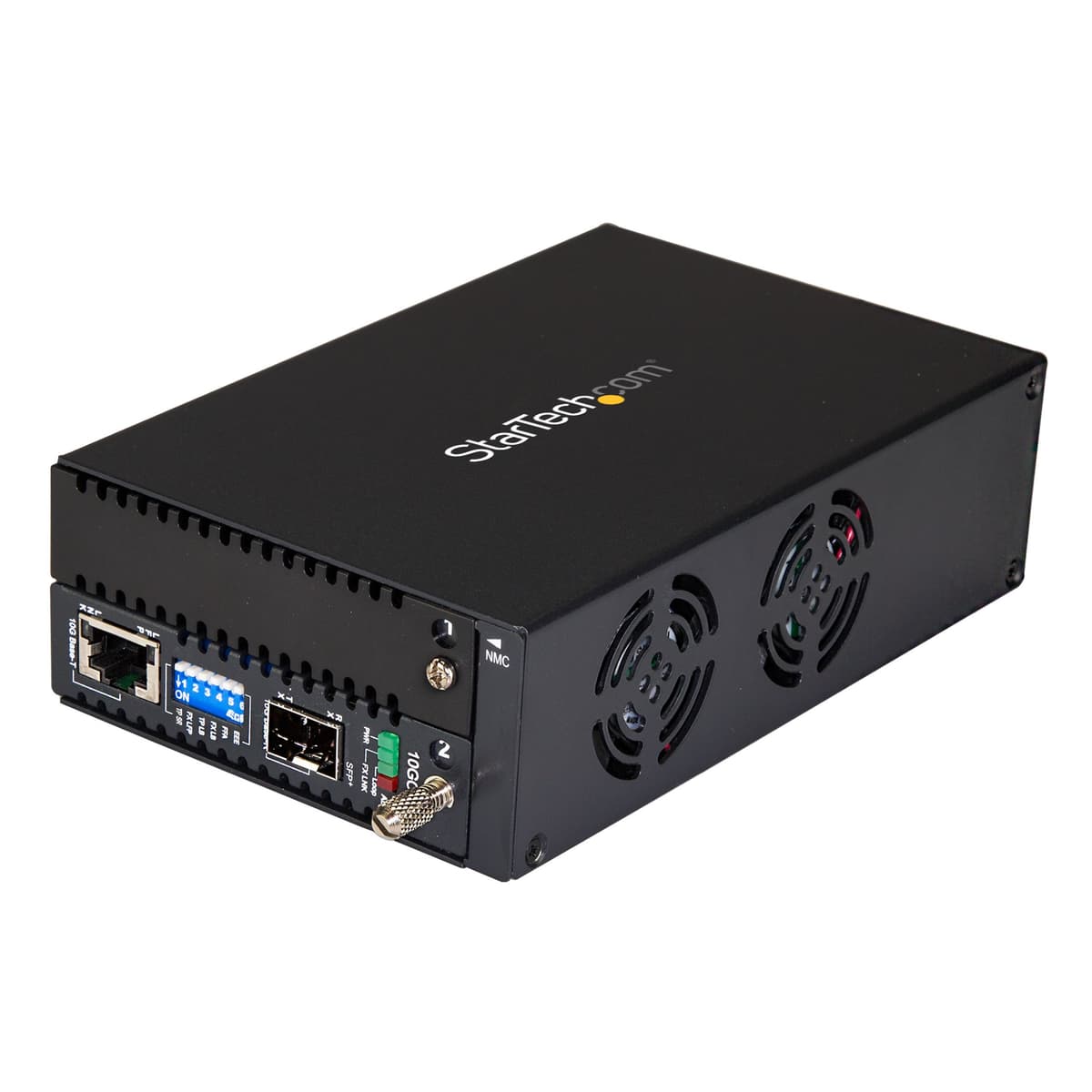 Convertidor de medios StarTech 10 Gigabit cobre a fibra con SFP+ (ET10GSFP)