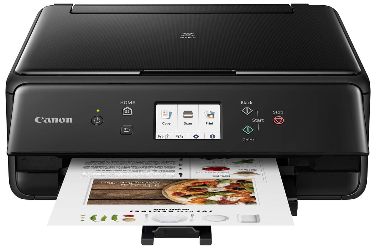 Canon PIXMA TS6220 Impresora Multifunción Inalámbrica para Foto, Copia y Escaneo, Negra 2986C002