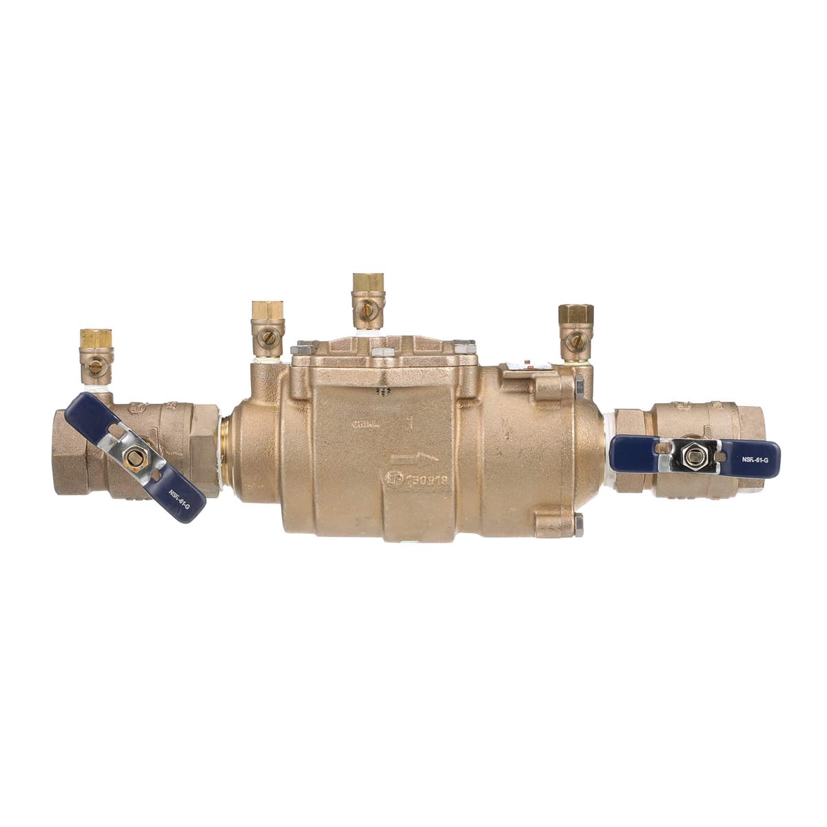 Febco LF850 Serie Válvula Antirretorno Doble de Bronce Libre de Plomo 1-1/4" con Conexiones NPT 0683041