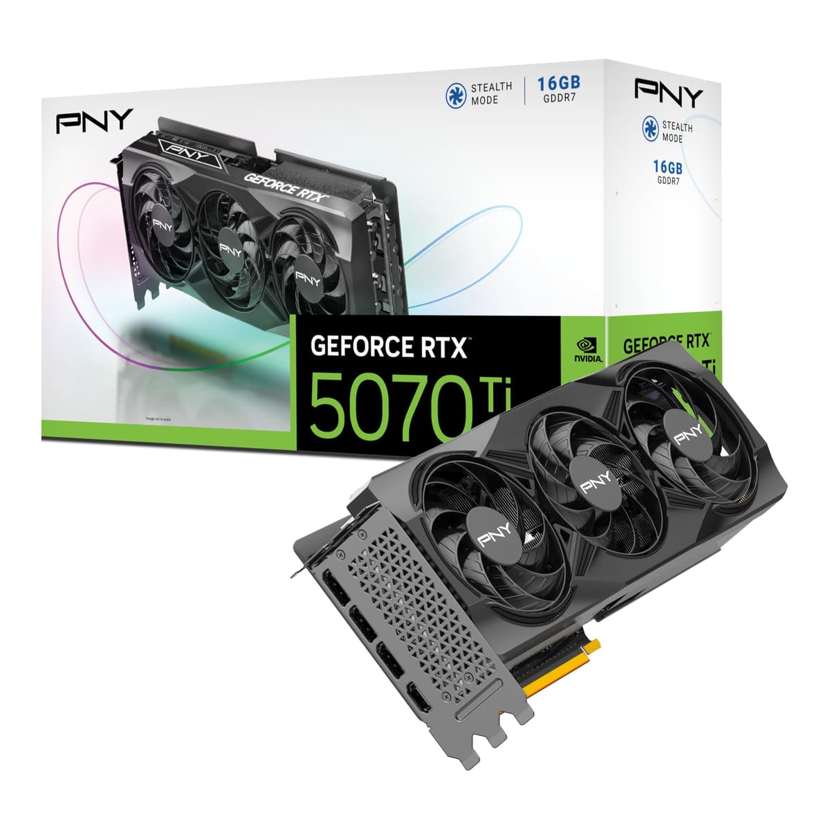 PNY GeForce RTX 5070 Ti 16GB Triple Fan (DLSS 4, Blackwell) VCG5070T16TFXPB1