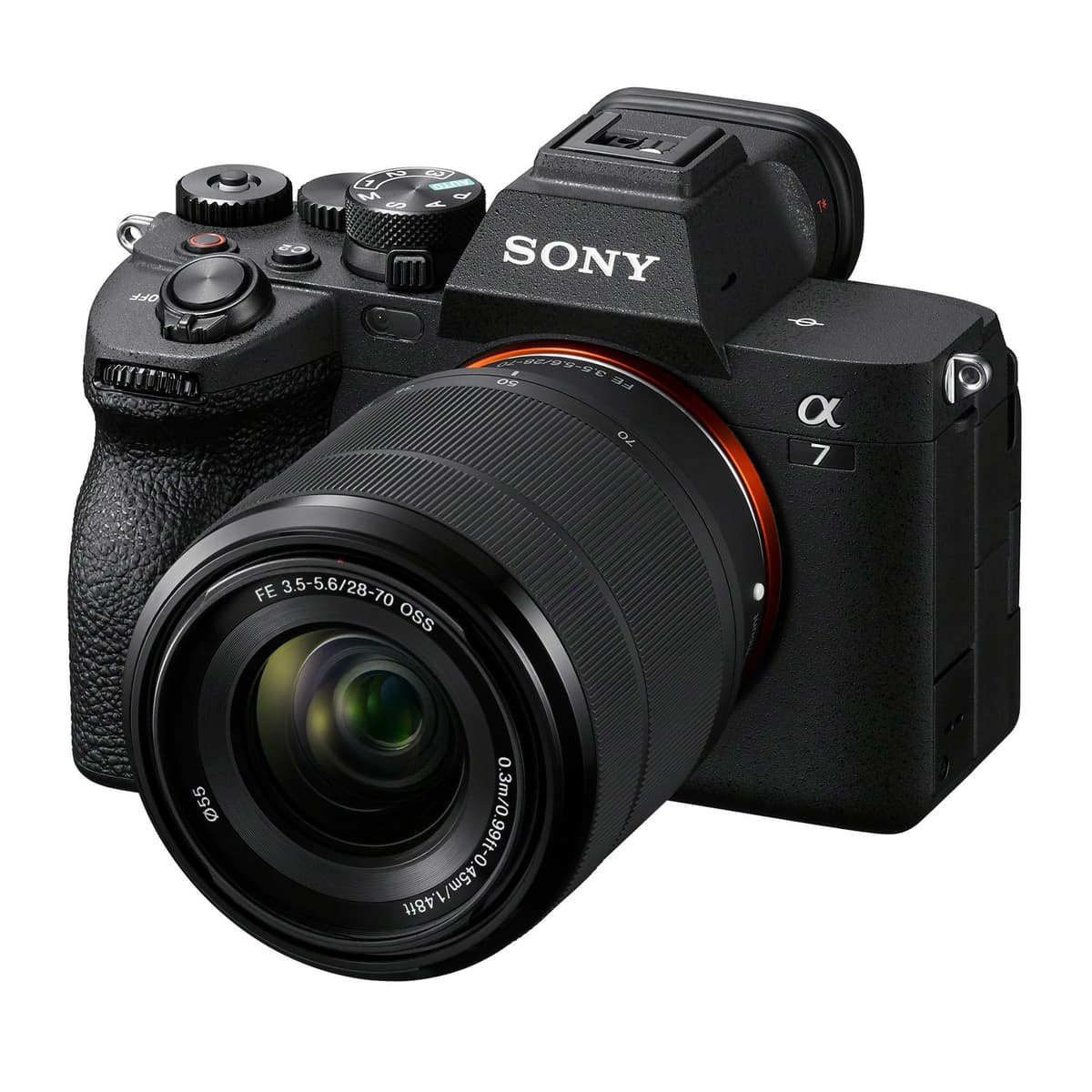 Sony Alpha 7 IV Cámara sin espejo full-frame de lente intercambiable con kit de zoom 28-70 mm ILCE7M4K/B