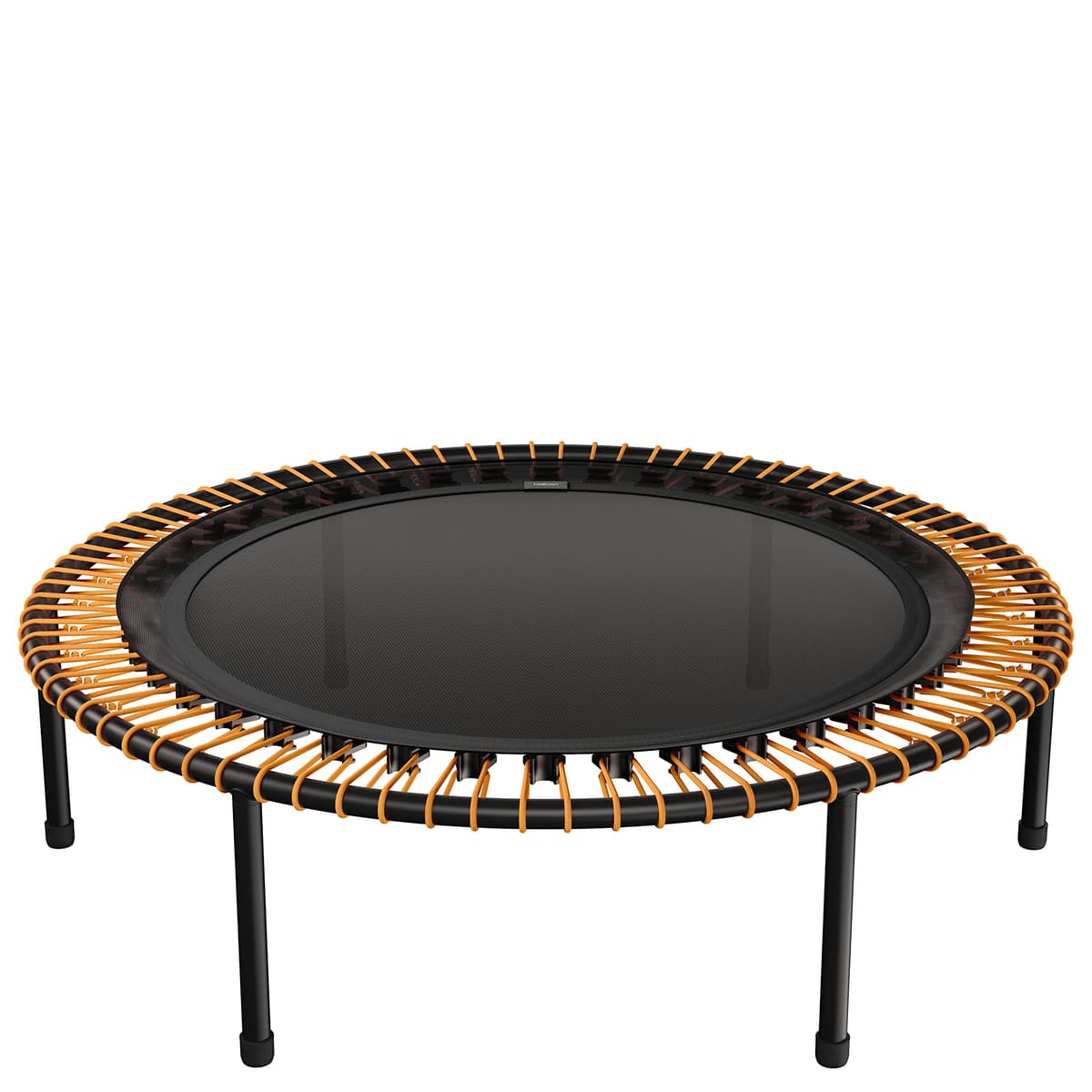 bellicon 39" Fitness Trampoline (Orange) con patas roscadas y suspensión de gomas hasta 330 lbs (Extra Strong)
