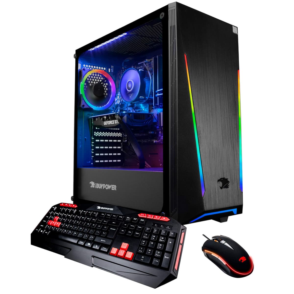 iBUYPOWER Trace2 9250 Gaming PC (Intel i7-9700F, GTX 1660 Ti 6GB, 16GB, 240GB SSD + 1TB, WiFi, Win 10)