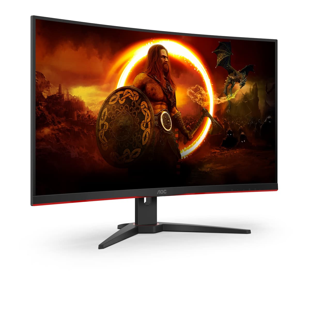 AOC Gaming C32G2AE - Monitor Curvo 32" FHD 165Hz, 1 ms, VA, FreeSync Premium C32G2AE/BK