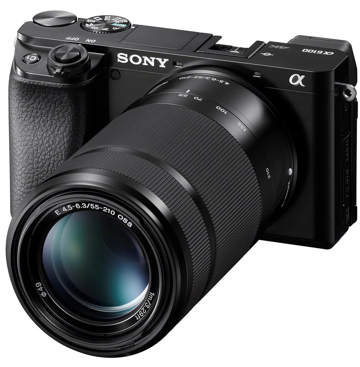 Sony Alpha A6100 Mirrorless con lentes 16-50mm y 55-210mm (Renewed) ILCE6100Y/B-cr