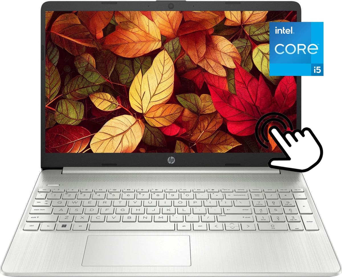 HP 2022 estrella de gama 15.6" HD táctil IPS, i5-1135G7 de 4 núcleos (hasta 4.2 GHz, mejor que i7-1060G7), 16 GB RAM, SSD PCIe 1 TB, gráficos Iris Xe, Bluetooth, WiFi, Windows 11 Home, con accesorios GM
