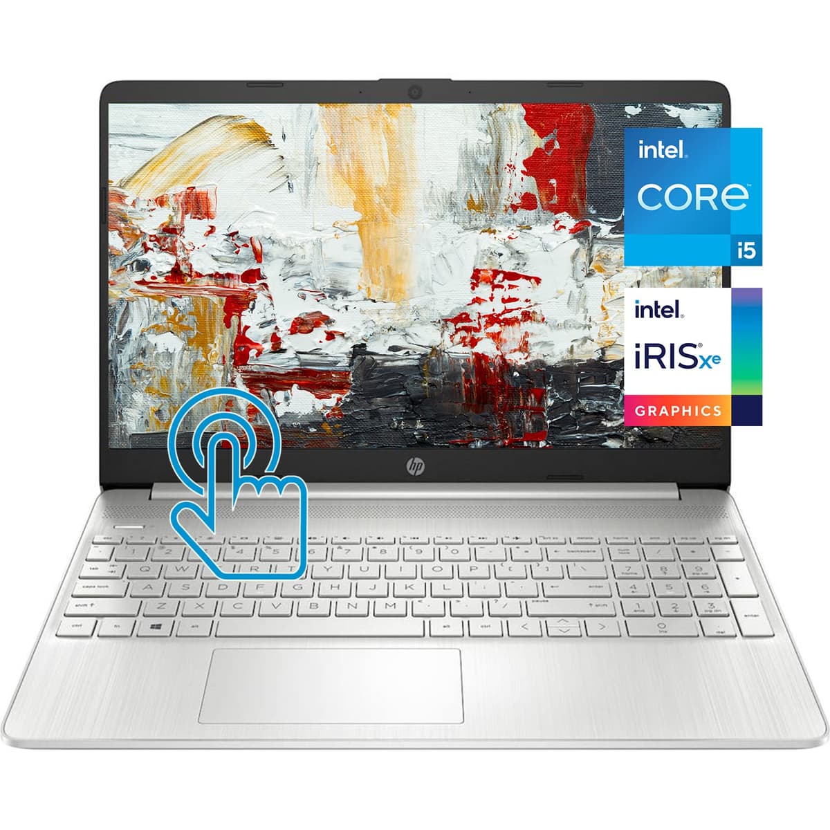 Laptop HP Pavilion para Negocios, 15.6" HD Táctil, Intel Core i5-1135G7, Larga Duración de Batería, Diseño Compacto, Carga Rápida, Windows 11 (16GB RAM | 1TB SSD PCIe)