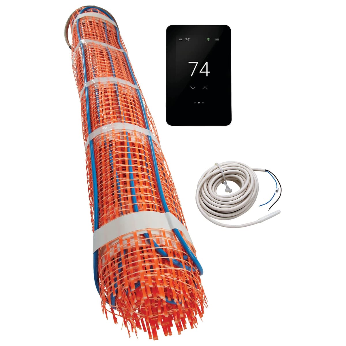 SunTouch TapeMat Kit 120V 80 sq ft (2.0' x 40.0') con termostato ConnectPlus Wi-Fi 81020961