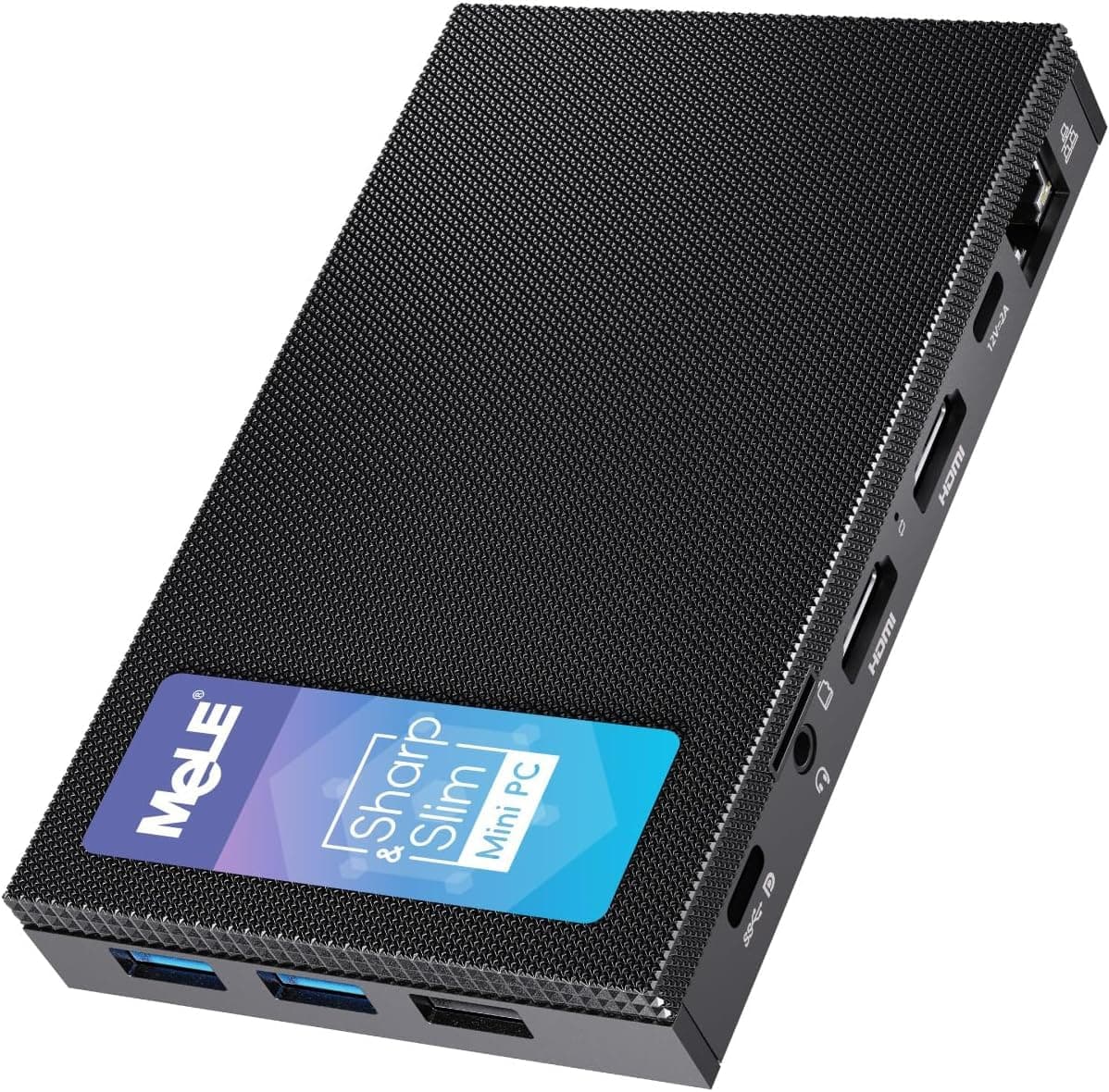 MeLE Mini PC Quieter 4C - Fanless con 12ª Gen N100, 32GB RAM y 512GB SSD, Windows 11 Pro