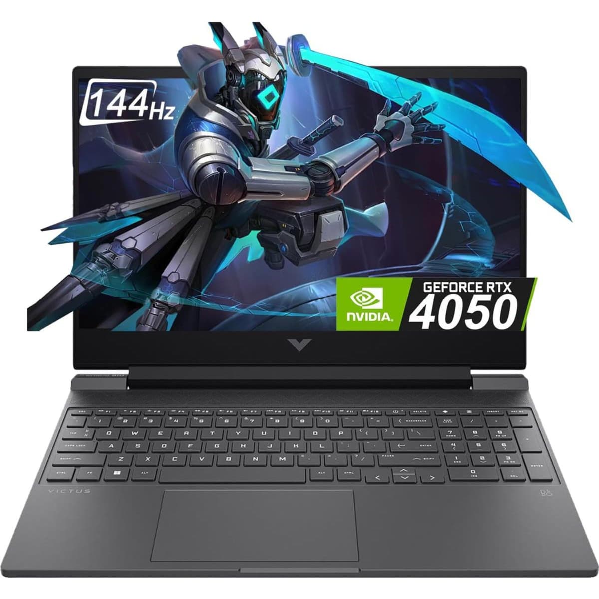 HP Victus 15.6 pulgadas FHD 144Hz Laptop Gamer Intel Core i5-13420H NVIDIA GeForce RTX 4050 6GB - 16GB DDR4 512GB SSD Plata Mica (2024) 15-fa1082wm