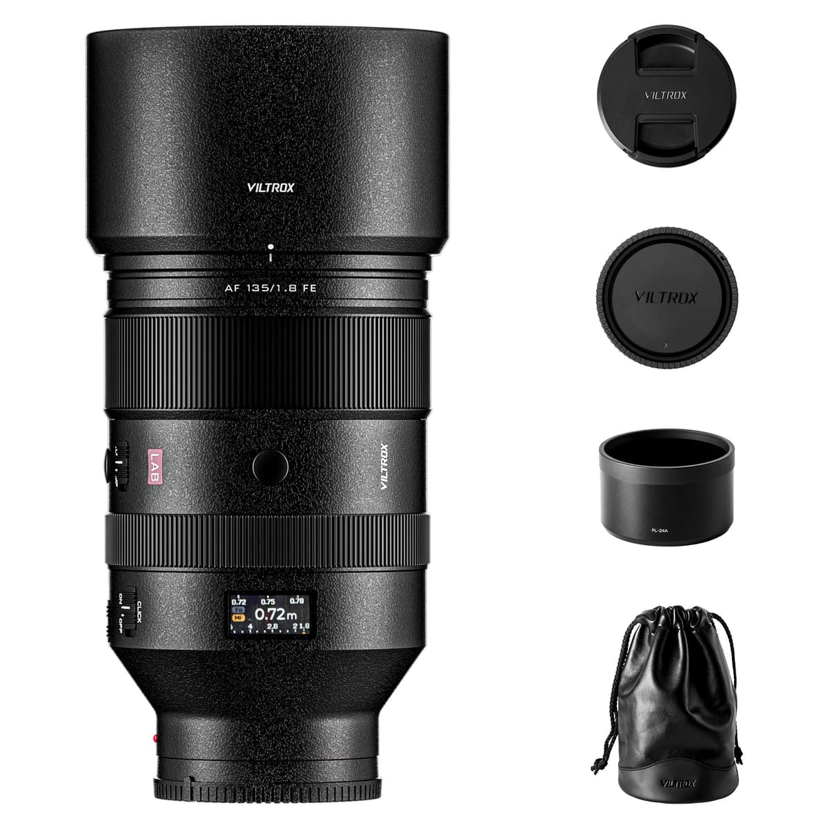 VILTROX AF 135mm F1.8 LAB para Montura Sony E WY-135mm F1.8