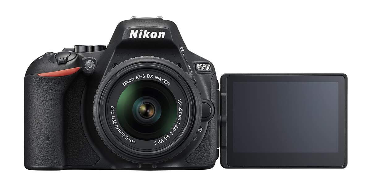 Nikon D5500 Cámara réflex digital formato DX con kit 18-55 mm VR II (Negra) (Reacondicionada) REFURBISHED D5500 Kit